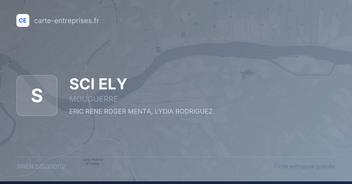 SCI ELY — 520300112 — fiche entreprise