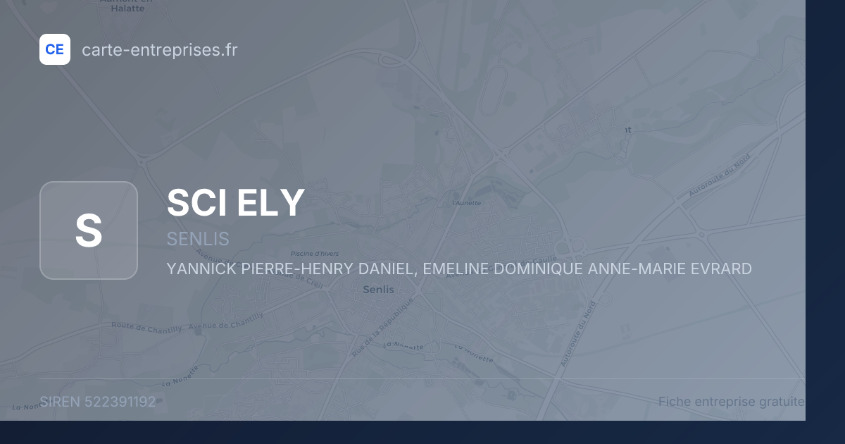 SCI ELY — 522391192 — fiche entreprise