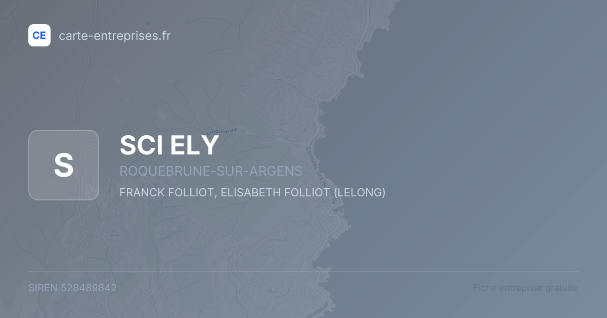 SCI ELY — 528489842 — fiche entreprise
