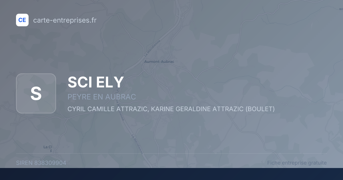 SCI ELY — 838309904 — fiche entreprise