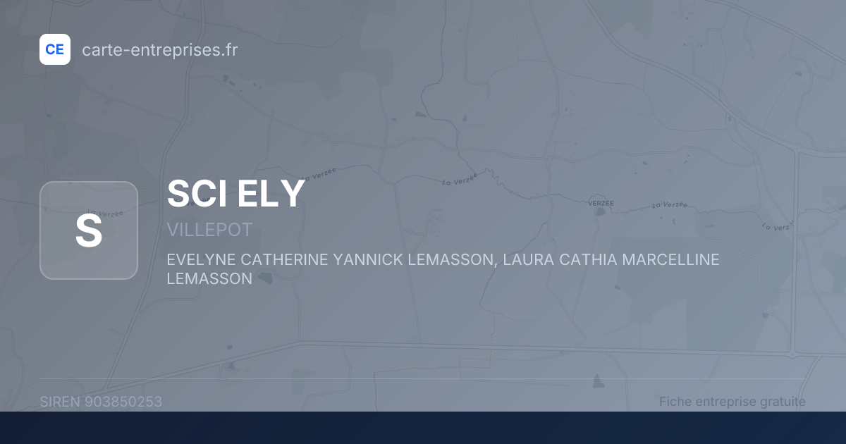 SCI ELY — 903850253 — fiche entreprise