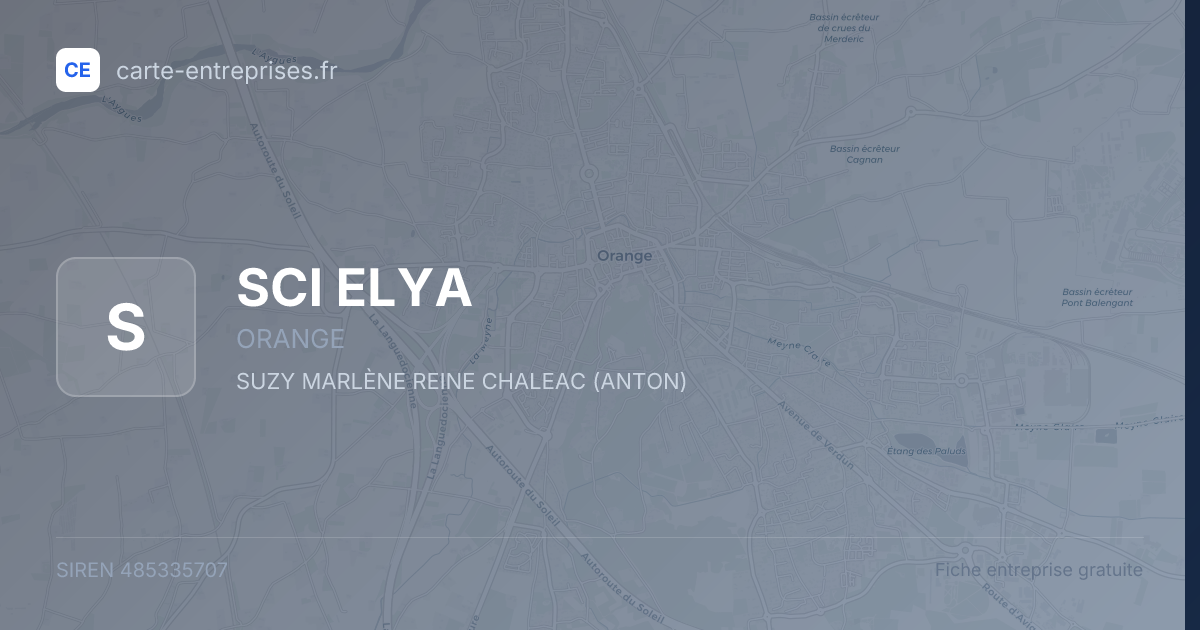 SCI ELYA — 485335707 — fiche entreprise