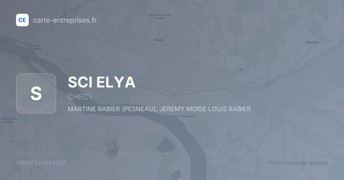 SCI ELYA — 524804028 — fiche entreprise