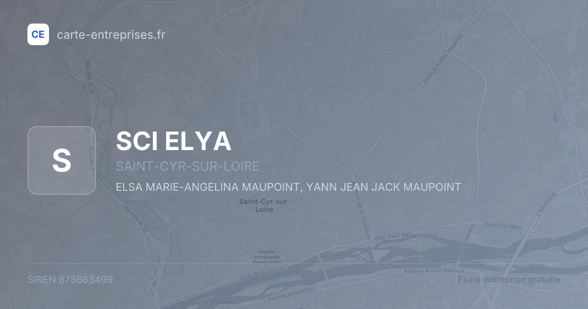 SCI ELYA — 878683499 — fiche entreprise