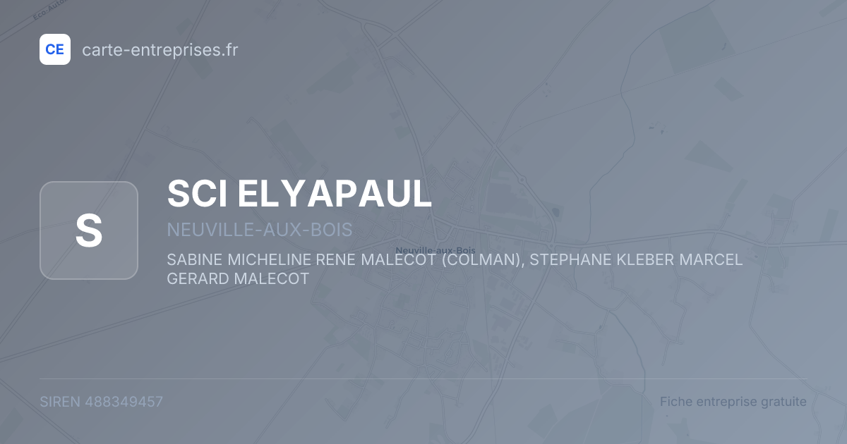SCI ELYAPAUL — 488349457 — fiche entreprise