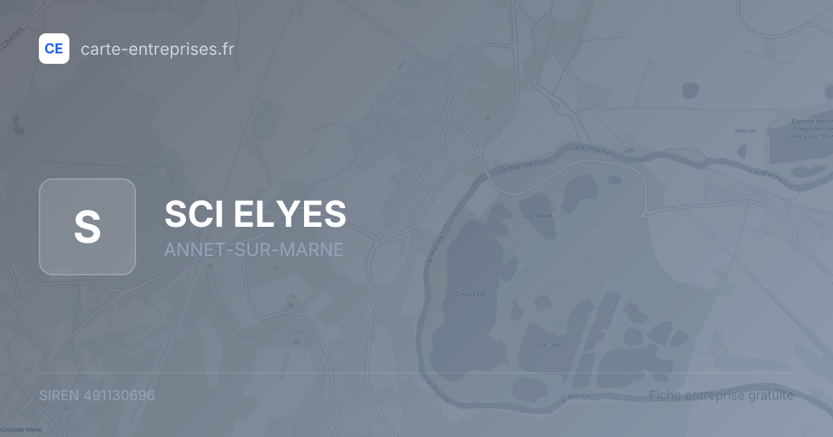 SCI ELYES — 491130696 — fiche entreprise