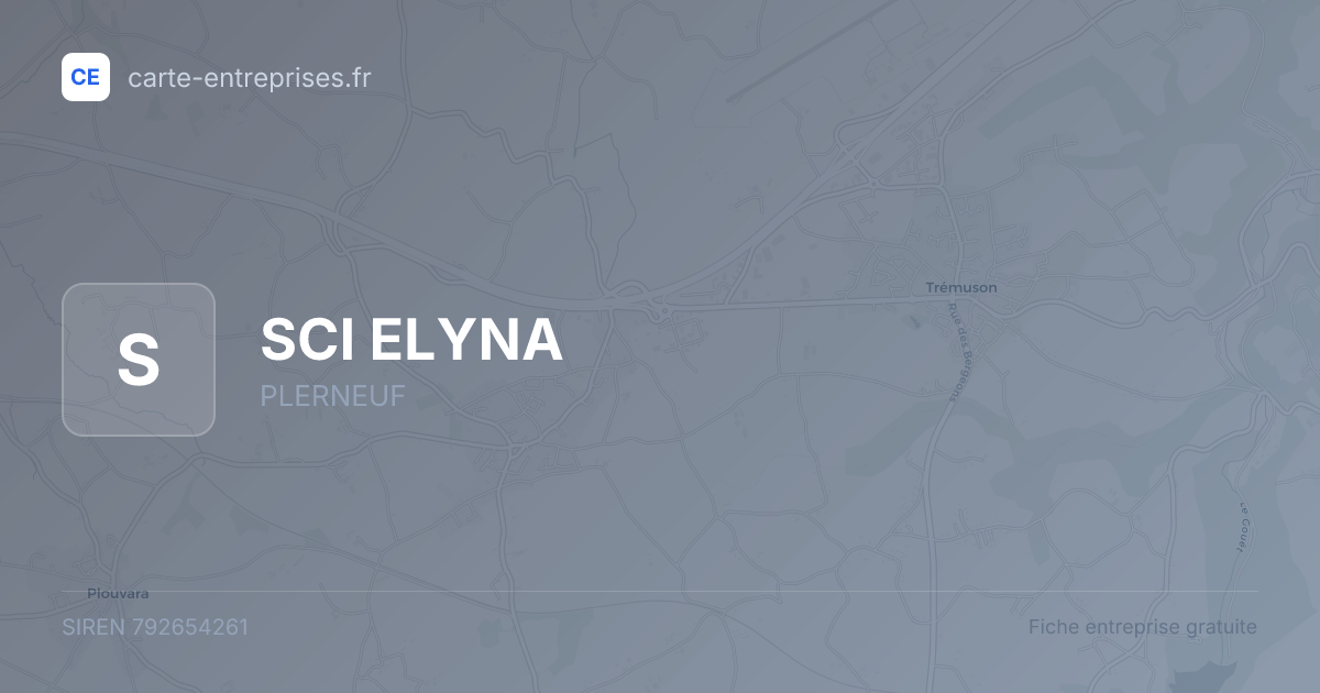 SCI ELYNA — 792654261 — fiche entreprise