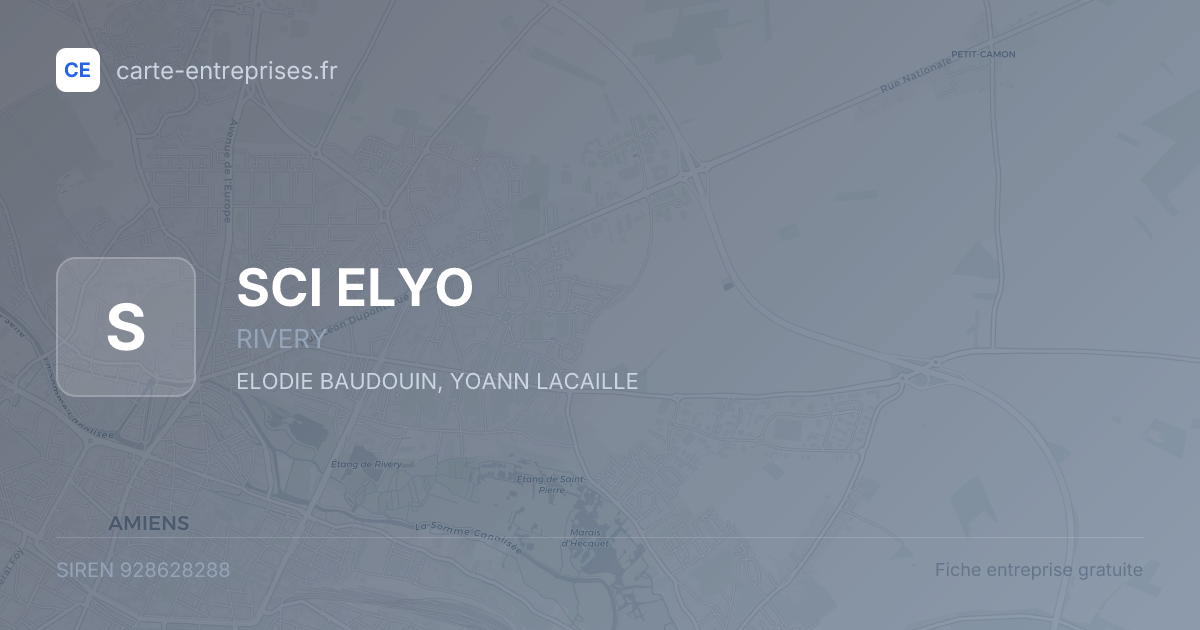 SCI ELYO — 928628288 — fiche entreprise