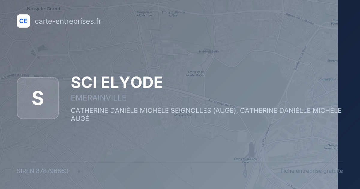 SCI ELYODE — 878796663 — fiche entreprise