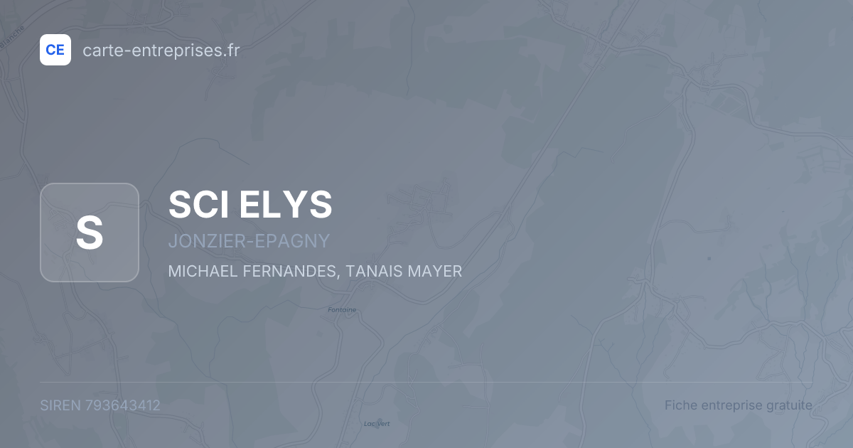 SCI ELYS — 793643412 — fiche entreprise