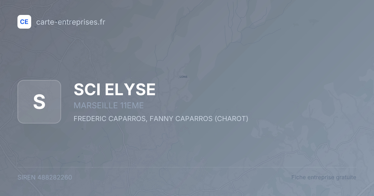 SCI ELYSE — 488282260 — fiche entreprise