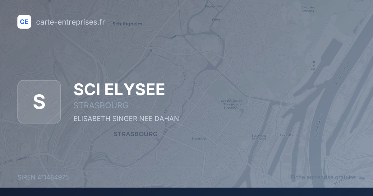 SCI ELYSEE — 411484975 — fiche entreprise