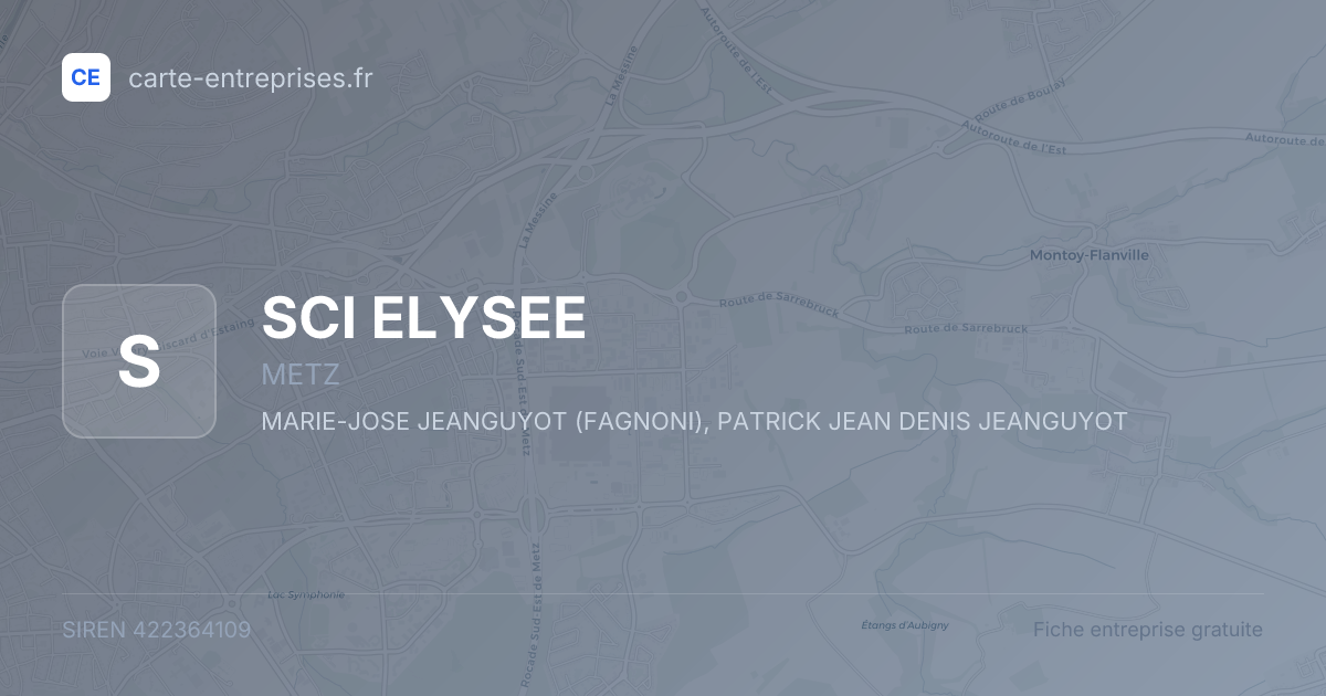 SCI ELYSEE — 422364109 — fiche entreprise