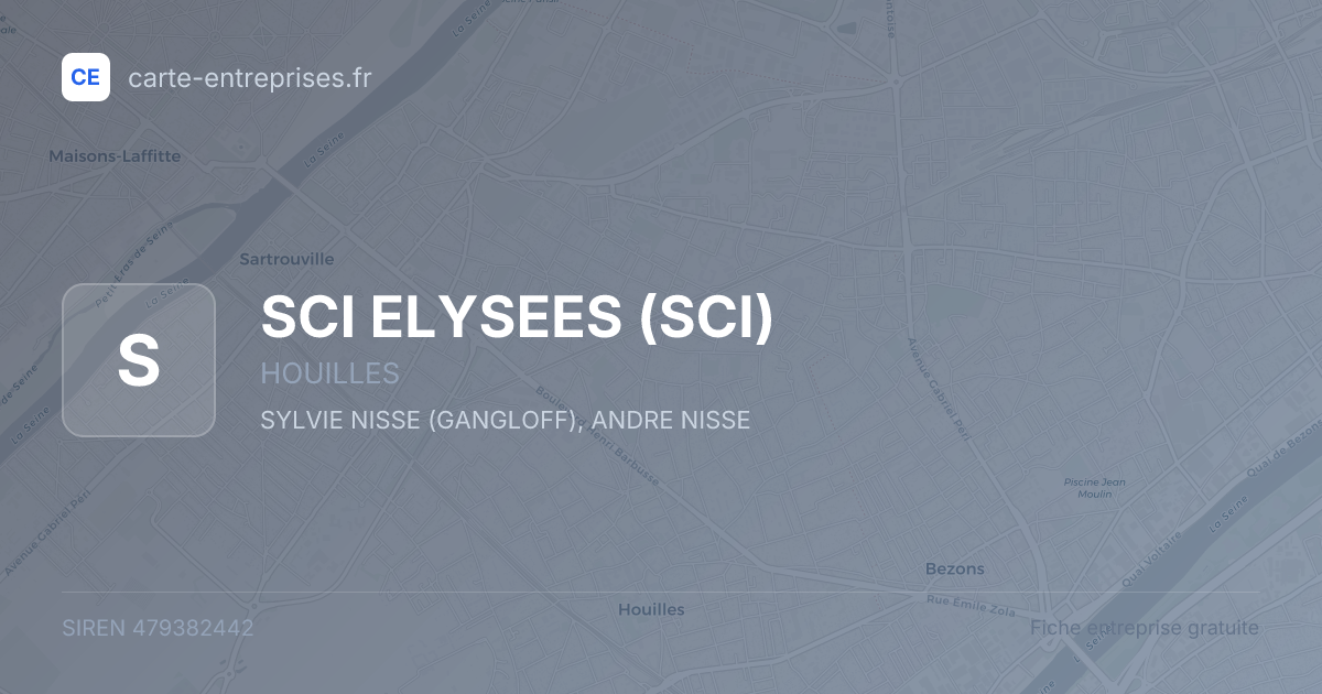 SCI ELYSEES (SCI) — 479382442 — fiche entreprise