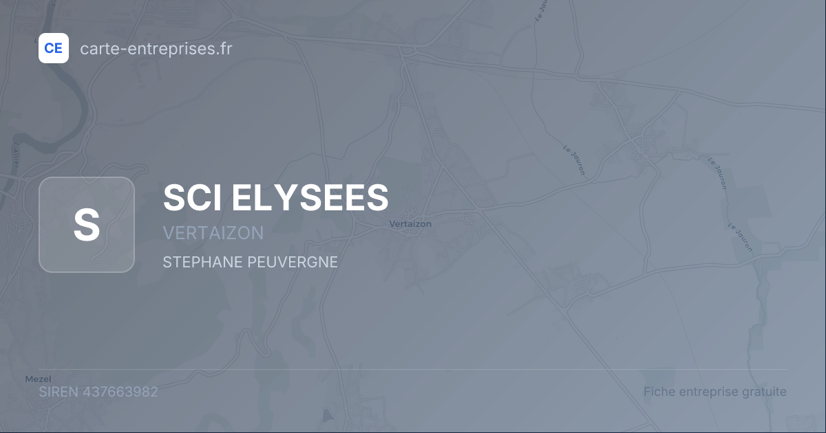 SCI ELYSEES — 437663982 — fiche entreprise