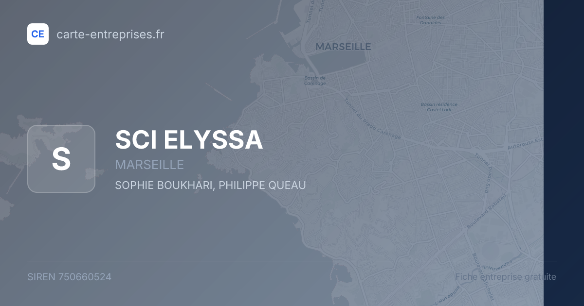 SCI ELYSSA — 750660524 — fiche entreprise