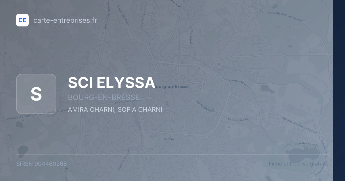 SCI ELYSSA — 904460268 — fiche entreprise