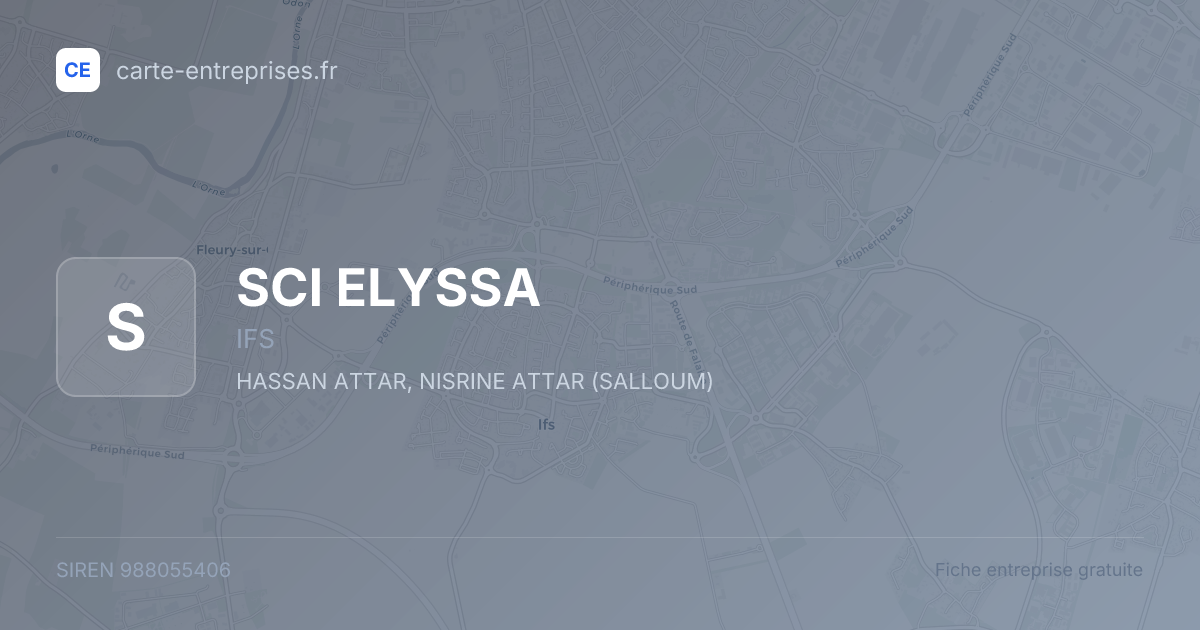 SCI ELYSSA — 988055406 — fiche entreprise