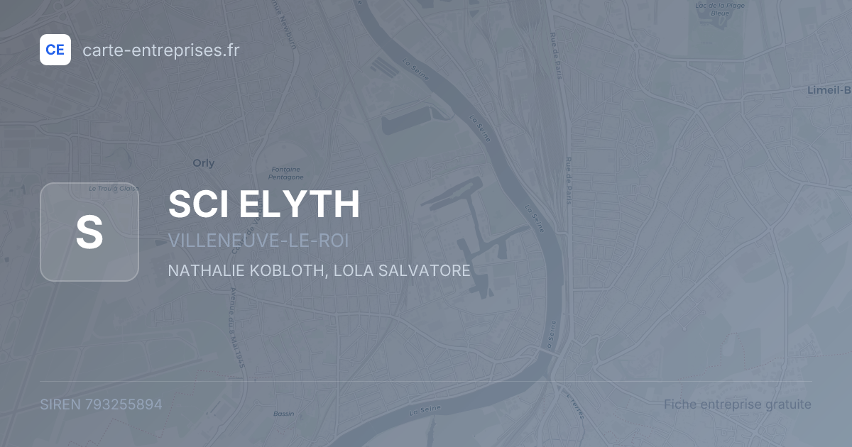 SCI ELYTH — 793255894 — fiche entreprise