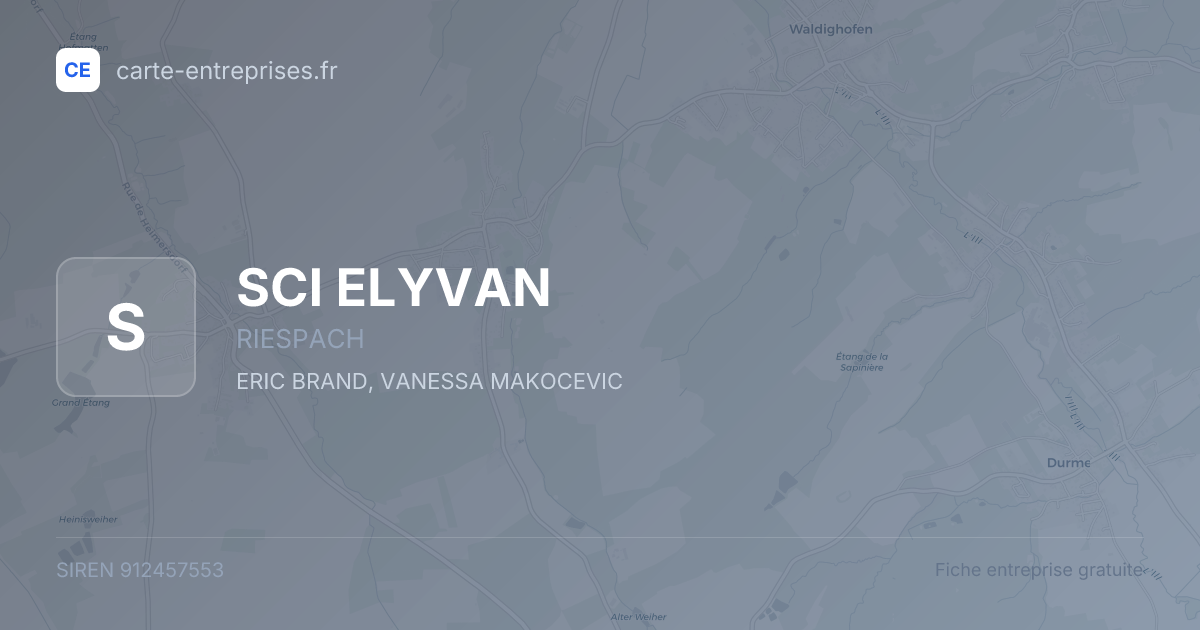 SCI ELYVAN — 912457553 — fiche entreprise