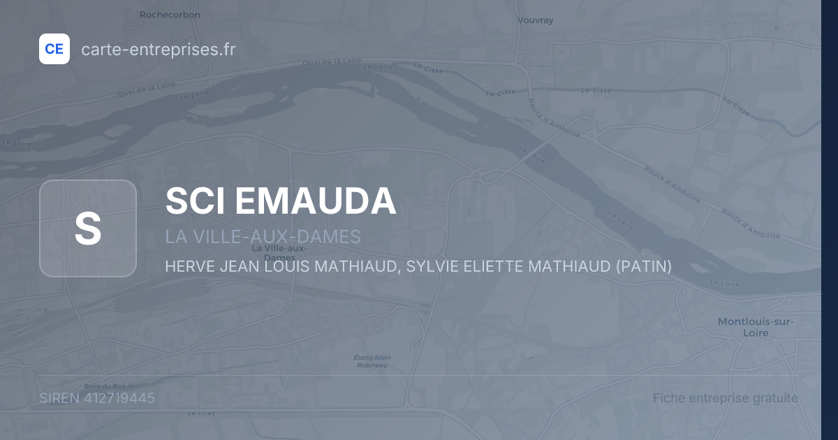 SCI EMAUDA — 412719445 — fiche entreprise