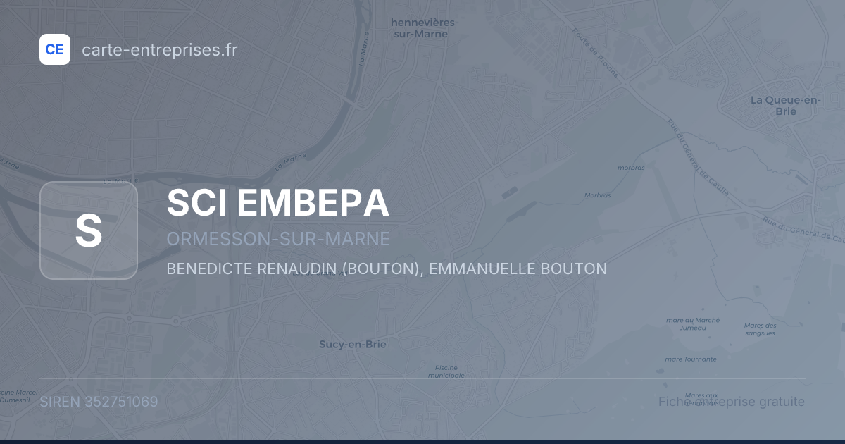 SCI EMBEPA — 352751069 — fiche entreprise