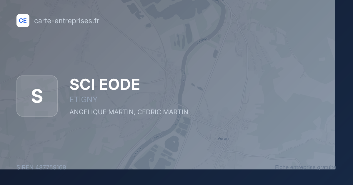 SCI EODE — 487759169 — fiche entreprise