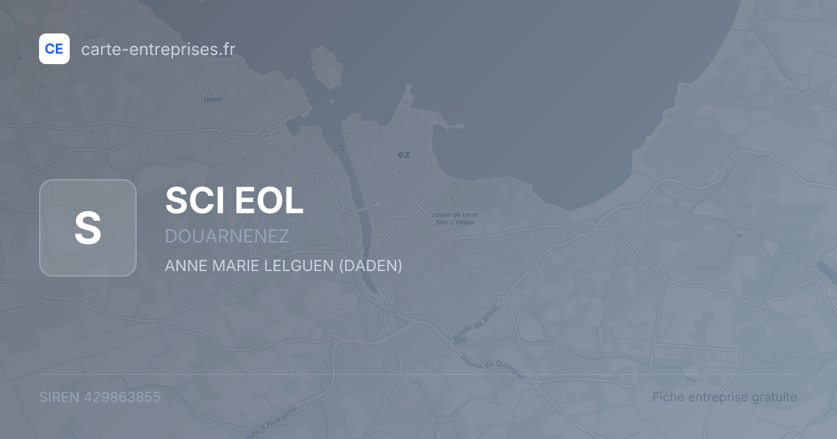SCI EOL — 429863855 — fiche entreprise