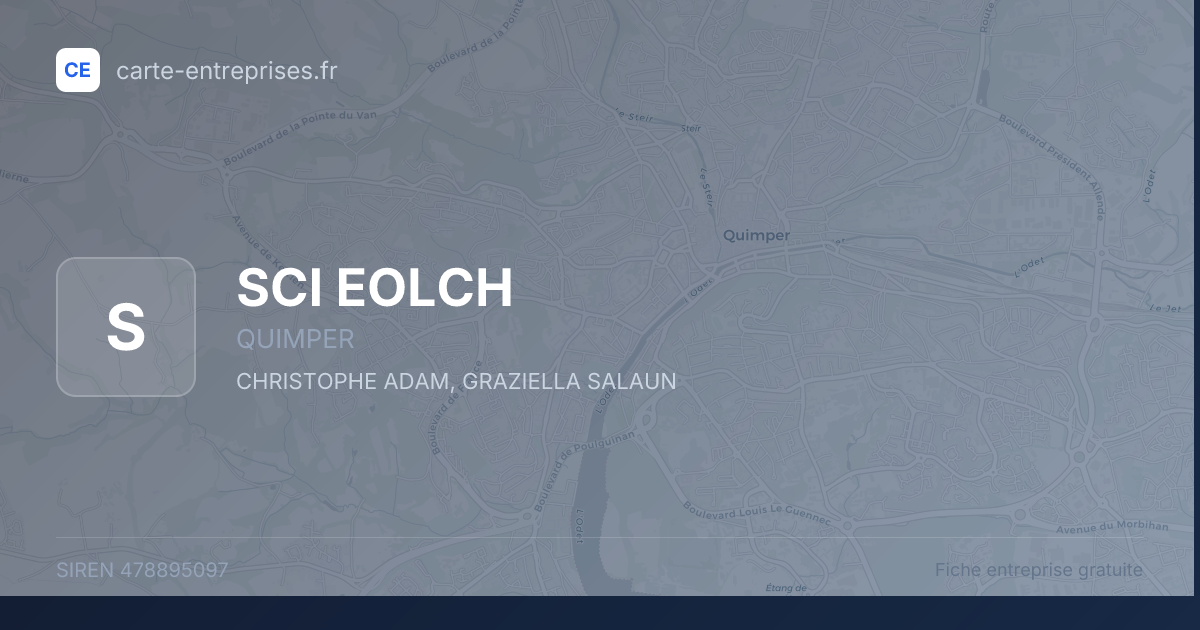 SCI EOLCH — 478895097 — fiche entreprise