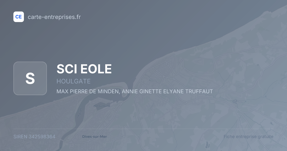 SCI EOLE — 342598364 — fiche entreprise