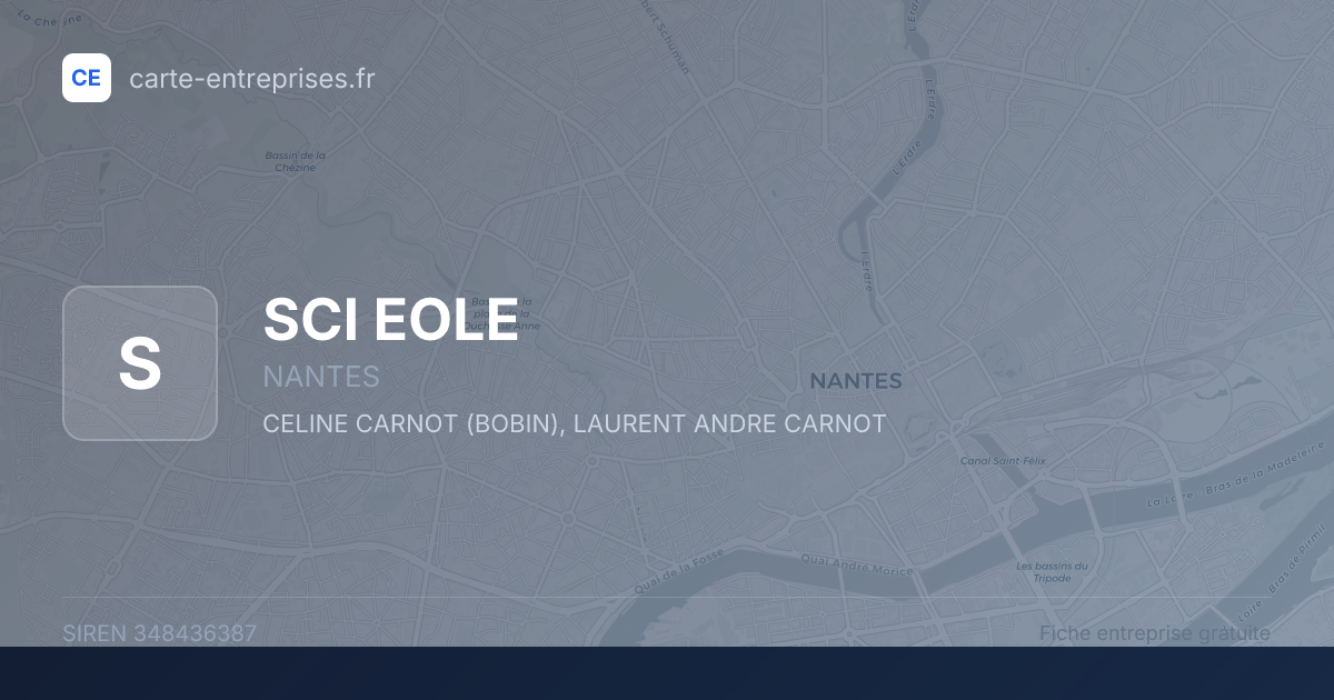 SCI EOLE — 348436387 — fiche entreprise