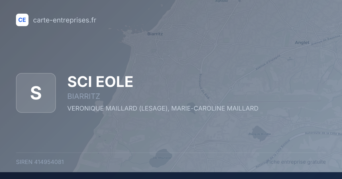 SCI EOLE — 414954081 — fiche entreprise