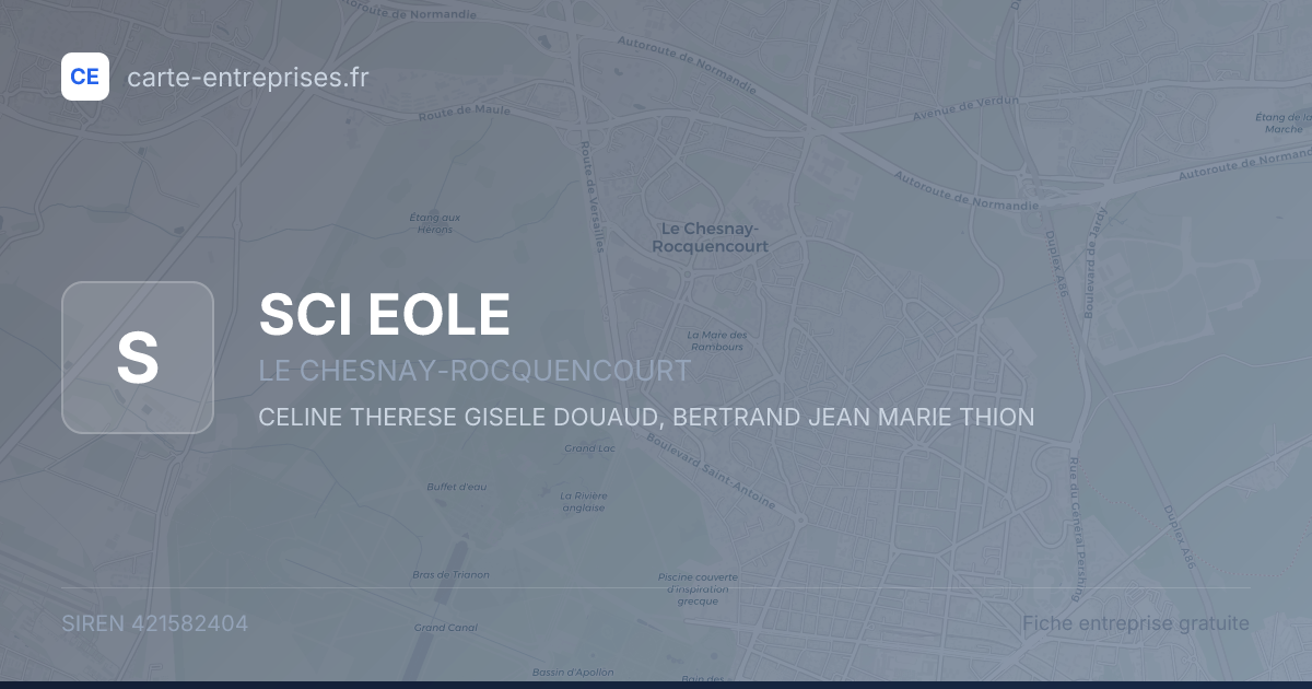 SCI EOLE — 421582404 — fiche entreprise