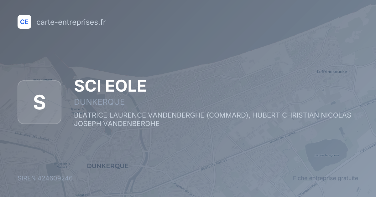 SCI EOLE — 424609246 — fiche entreprise