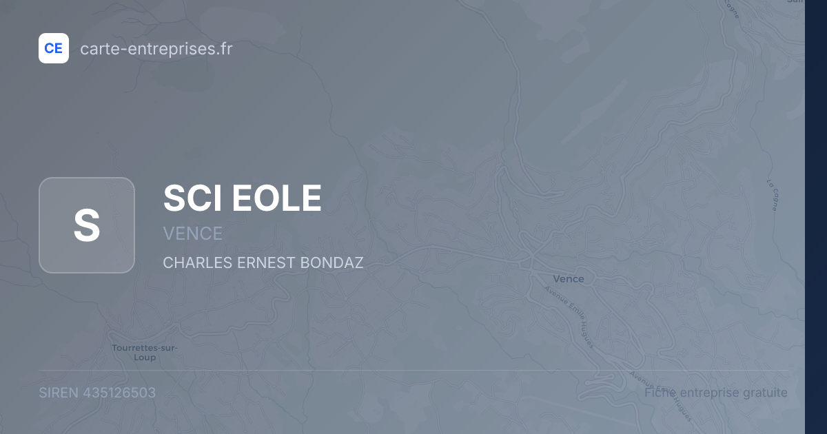 SCI EOLE — 435126503 — fiche entreprise