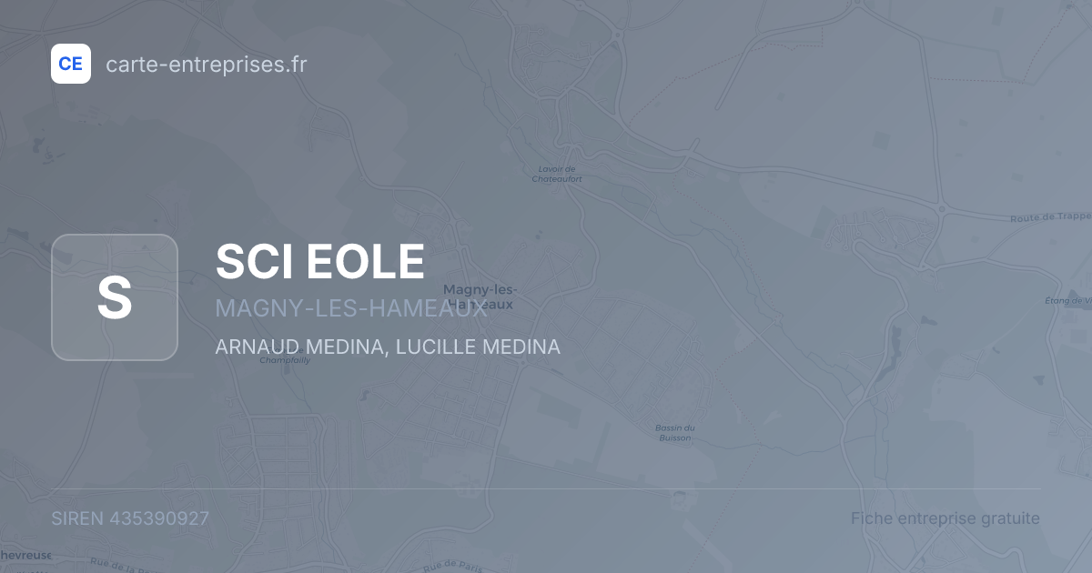 SCI EOLE — 435390927 — fiche entreprise