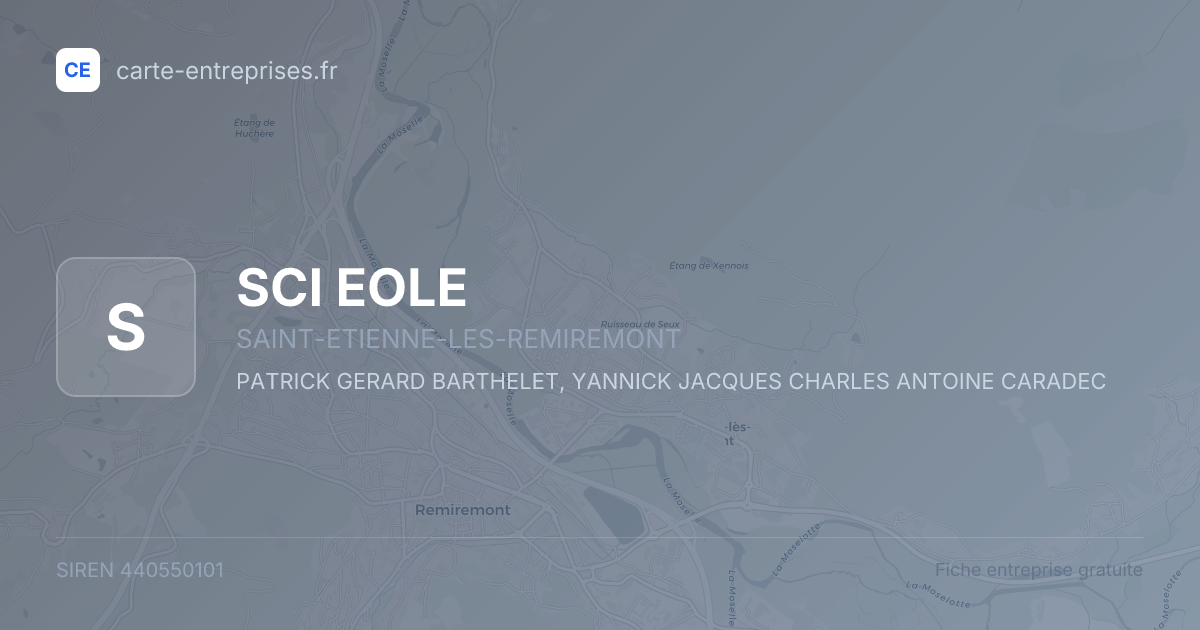 SCI EOLE — 440550101 — fiche entreprise