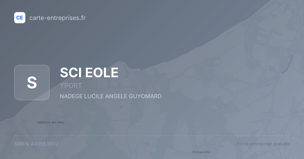 SCI EOLE — 440563807 — fiche entreprise