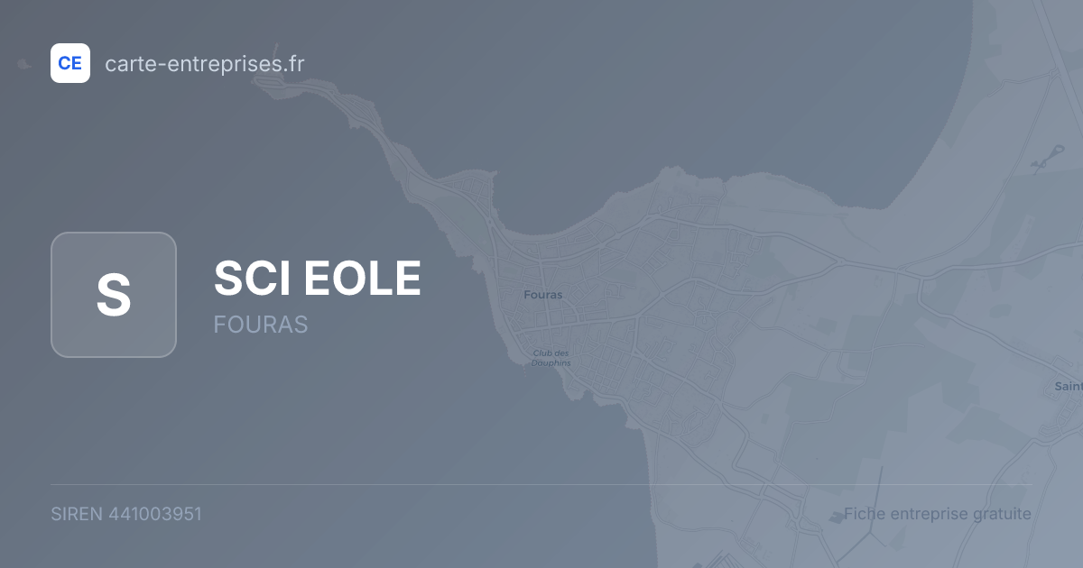 SCI EOLE — 441003951 — fiche entreprise