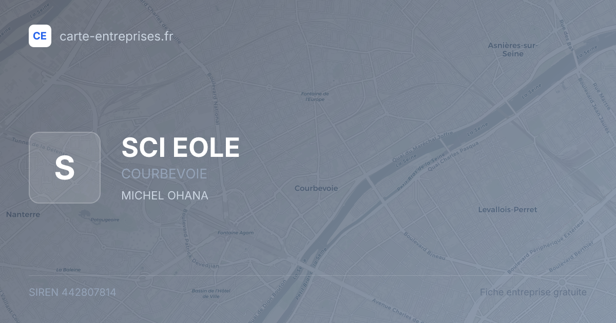 SCI EOLE — 442807814 — fiche entreprise