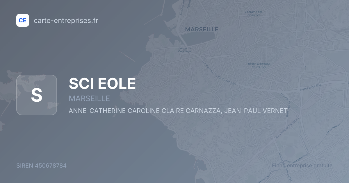 SCI EOLE — 450678784 — fiche entreprise