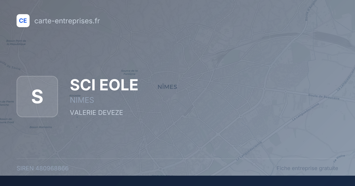 SCI EOLE — 480968866 — fiche entreprise