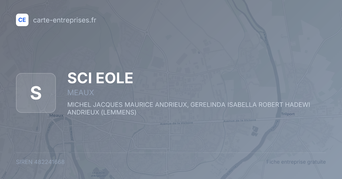 SCI EOLE — 482241668 — fiche entreprise