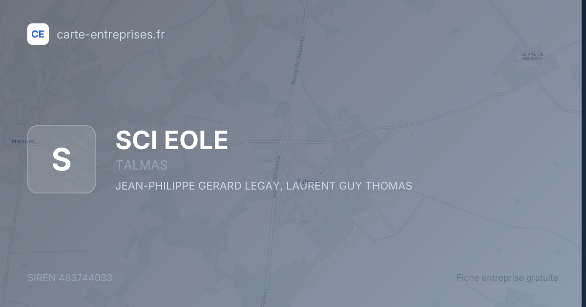SCI EOLE — 483744033 — fiche entreprise
