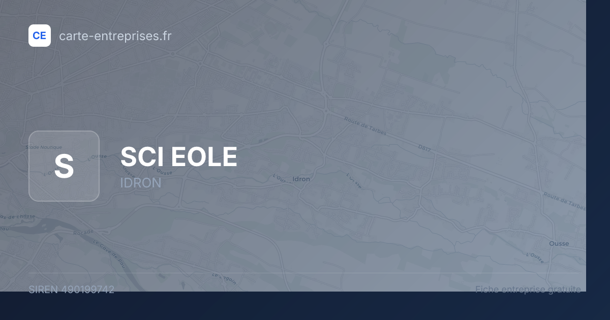 SCI EOLE — 490199742 — fiche entreprise