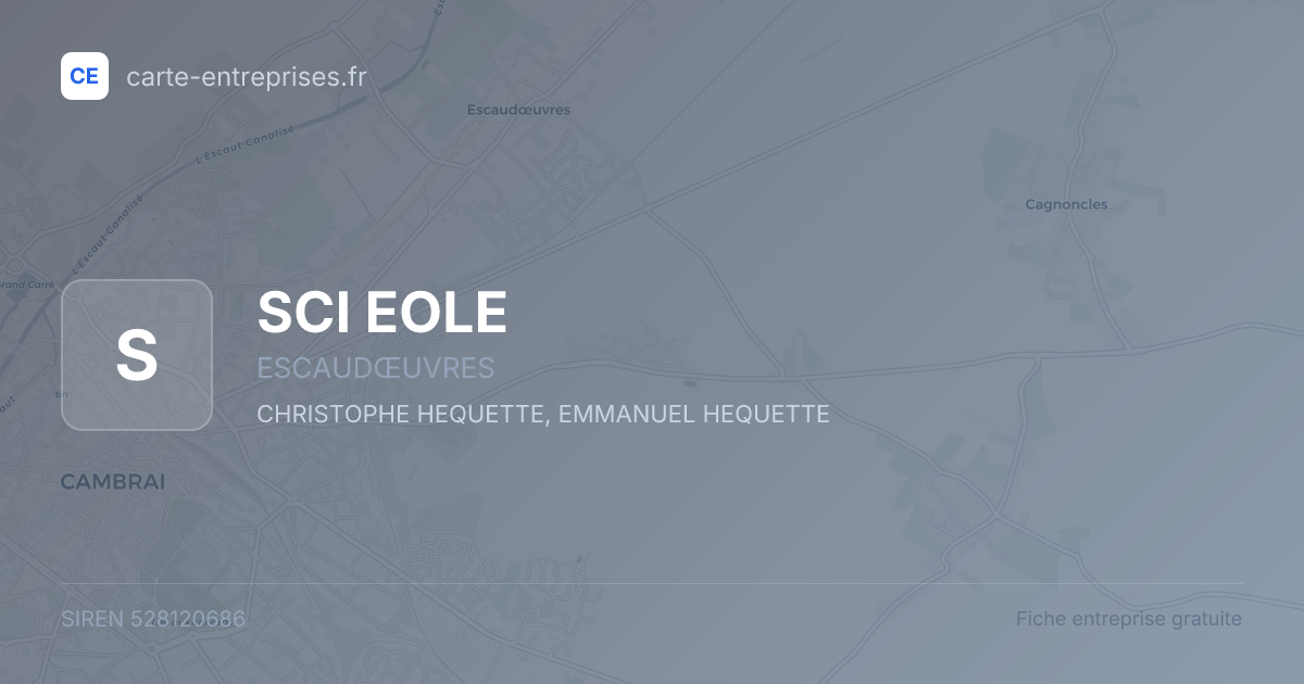SCI EOLE — 528120686 — fiche entreprise