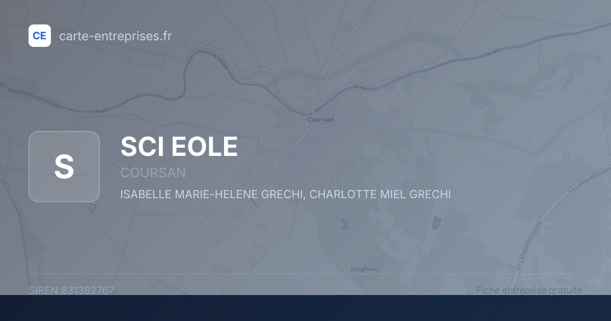 SCI EOLE — 831382767 — fiche entreprise