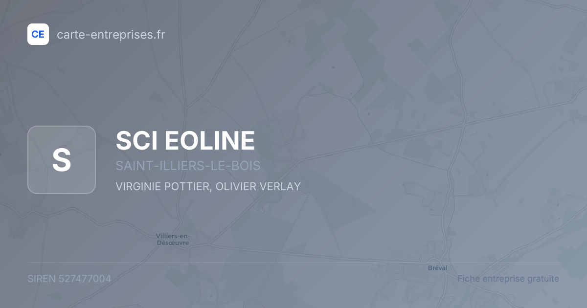 SCI EOLINE — 527477004 — fiche entreprise