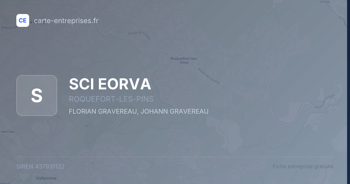 SCI EORVA — 437931132 — fiche entreprise