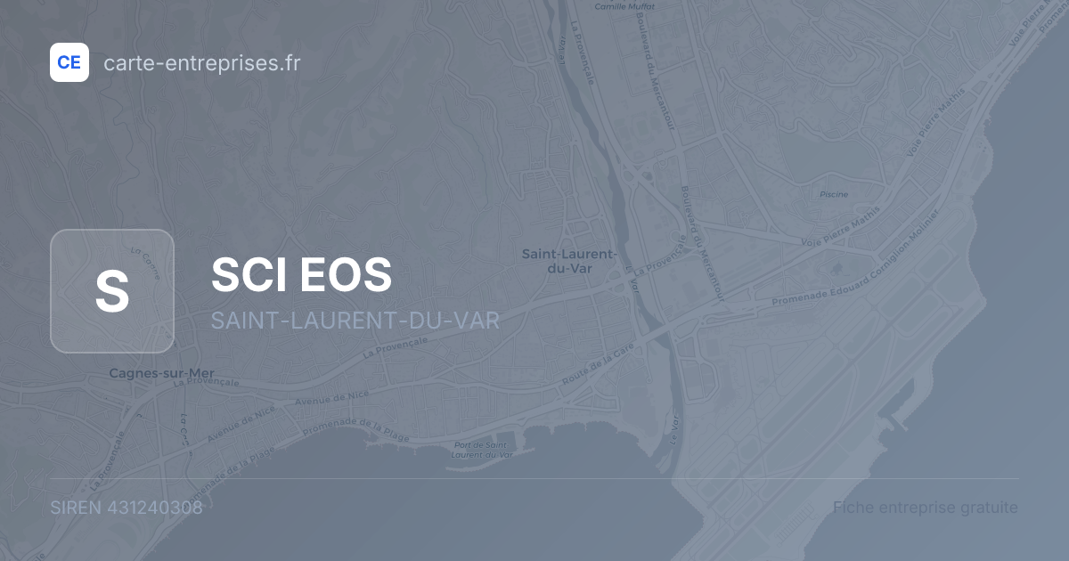 SCI EOS — 431240308 — fiche entreprise